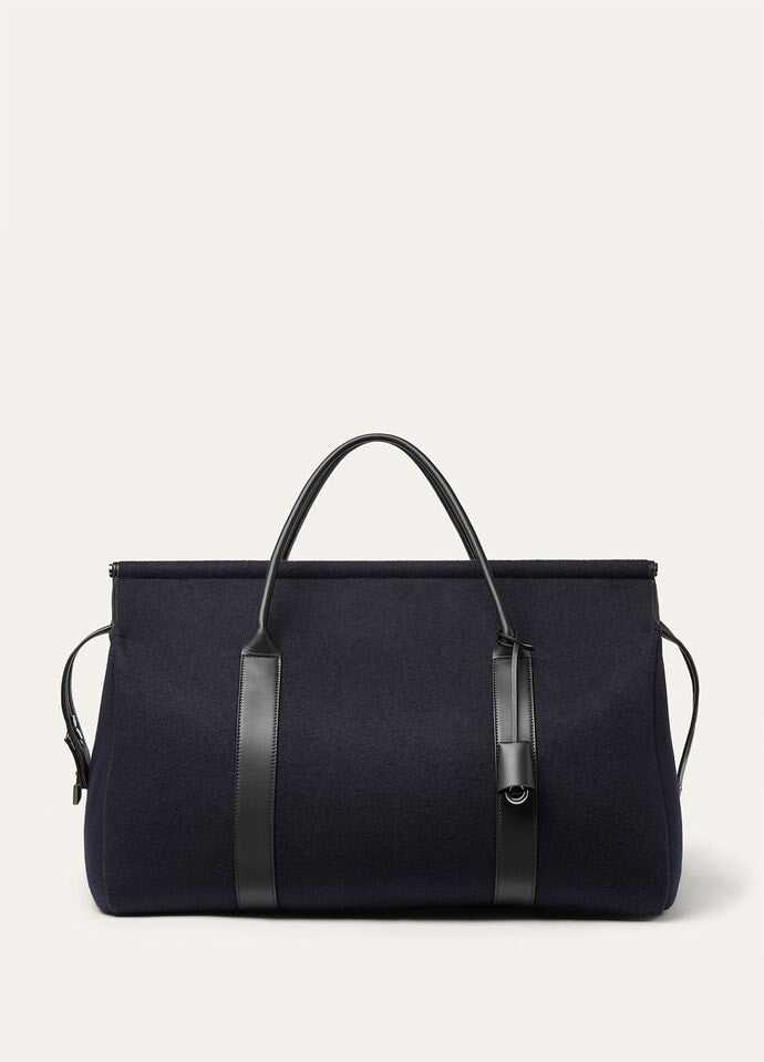 LOOM WEEKENDER L50 MELTON CASH ROUNDED LEATHER _FAO9519_B4MG_NR_1