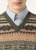 SPEYSIDE VEST SWEATER CASH WOOL GG 5_FAQ0832_F7KM_2