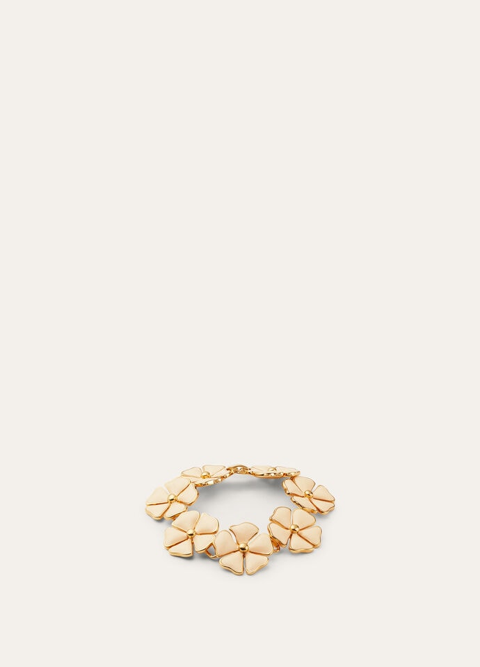 BLOOMING LINEN FLOWER BRACELET BRASS/ENAMEL_FAP6903_108X_2