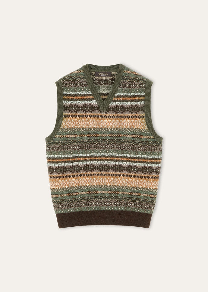 SPEYSIDE VEST SWEATER CASH WOOL GG 5_FAQ0832_F7KM_5