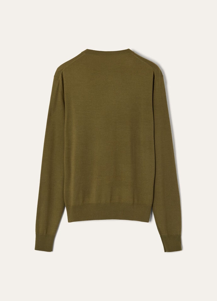 ROYAL LIGHTNESS CREWNECK SWEATER WOOL SILK GG 18_FAP0146_516Y_2