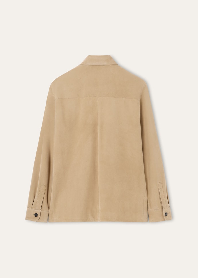 LORO PIANA OVERSHIRT LOWERED SUEDE_FAQ4057_D147_6
