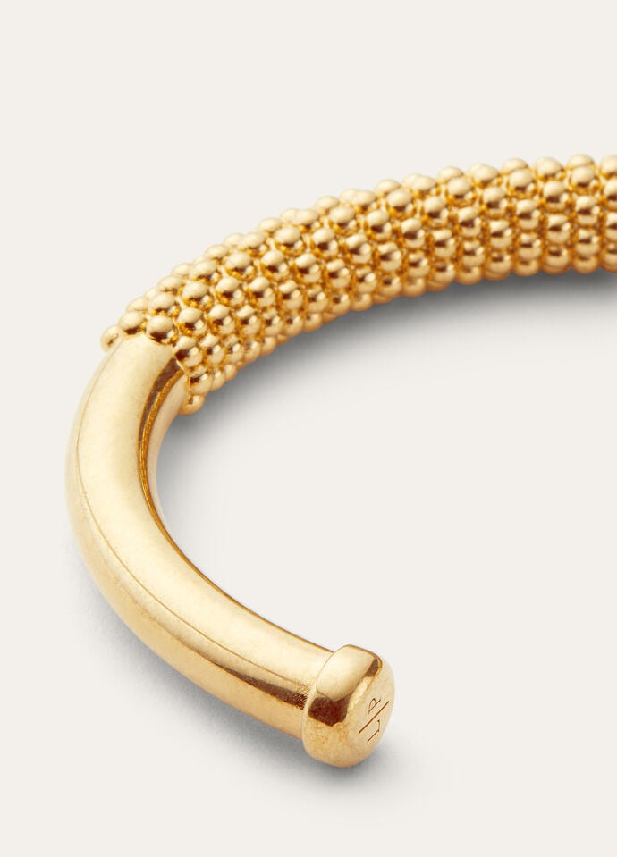 BUBBLE OPEN CUFF BRACELET BRASS_FAO9703_20GI_5