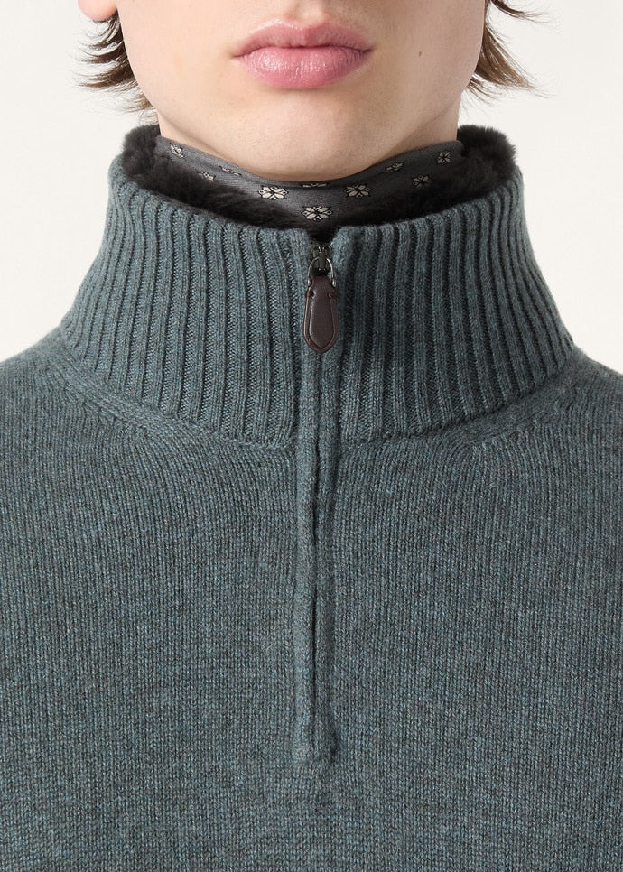 PARKSVILLE HALFNECK SWEATER BABY CASH FUR GG 8_FAP4006_W1FE_2