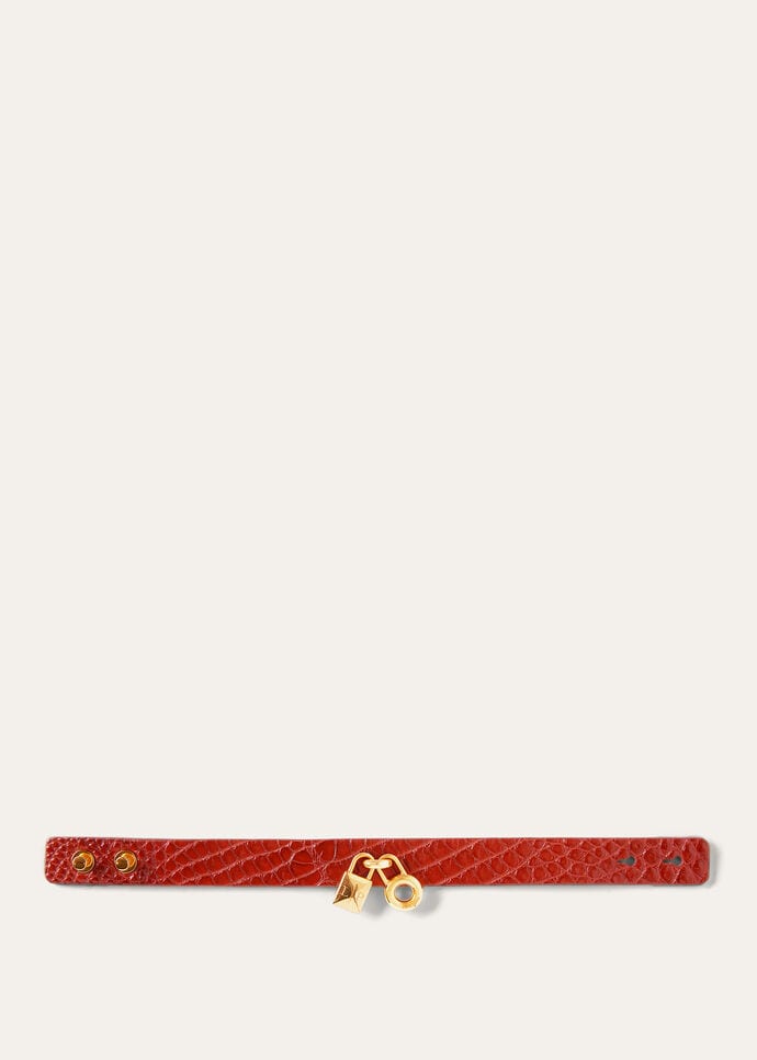 EXTRA BRACELET GLAZED ALLIGATOR_FAO3034_P08H_5