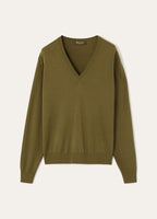ICONIC ROYAL LIGHTNESS V NECK SWEATER WOOL SILK GG 18_FAP0150_516Y_5