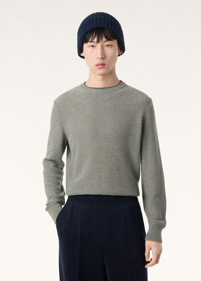 VARALLO CREWNECK SWEATER BABY CASH GG 12_FAM7601_J1ZL_3