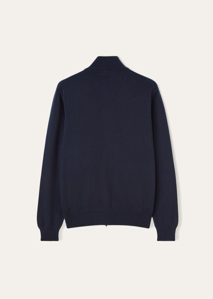 CLASSIC BABY CASHMERE BOMBER SWEATER ZIP GG 12_FAM9318_W000_6