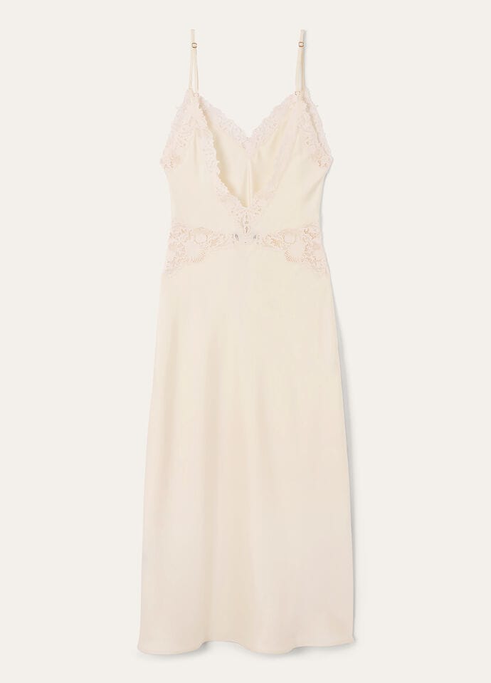 PAIGE EMBROIDERED DRESS DRESSY SATIN_FAP0016_A0LL_6