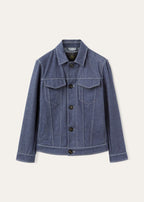 NEIVE JACKET DTL DENIM FLOWER_FAN9984_W13K_5