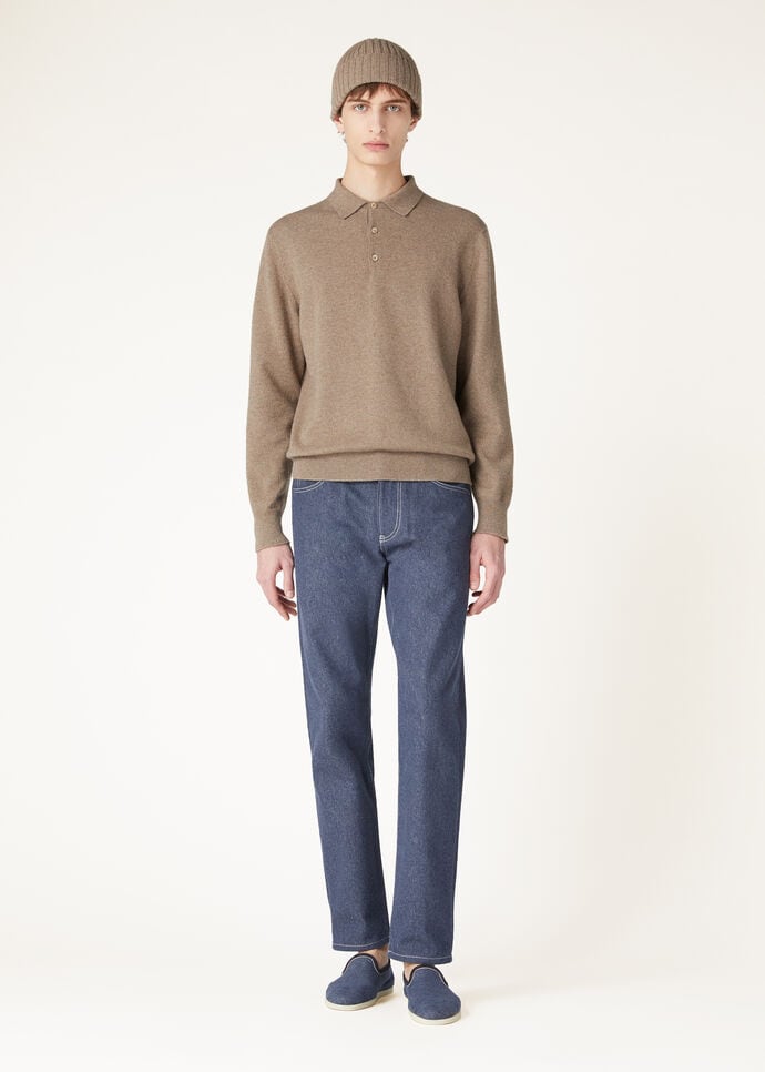 LORO POLO SWEATER RECYCLED CASH GG 24_FAN5119_D0H3_2