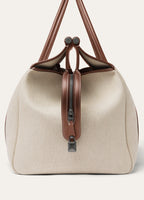 LOOM WEEKENDER L42 NAT.CANVAS ROUNDED LEATHER_FAP4438_B5FI_NR_4