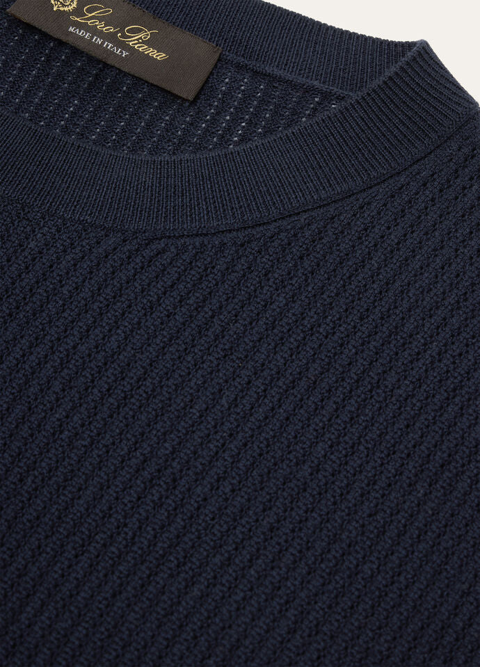 RIBBED ROYAL LIGHTNESS SS CREWNECK SW.WOOLSILK GG18_FAP0886_W000_7