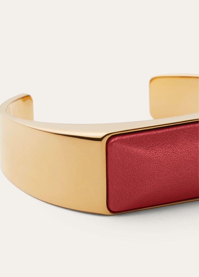 BONBON BRACELET ROUNDED LEATHER_FAO9486_P0AR_5