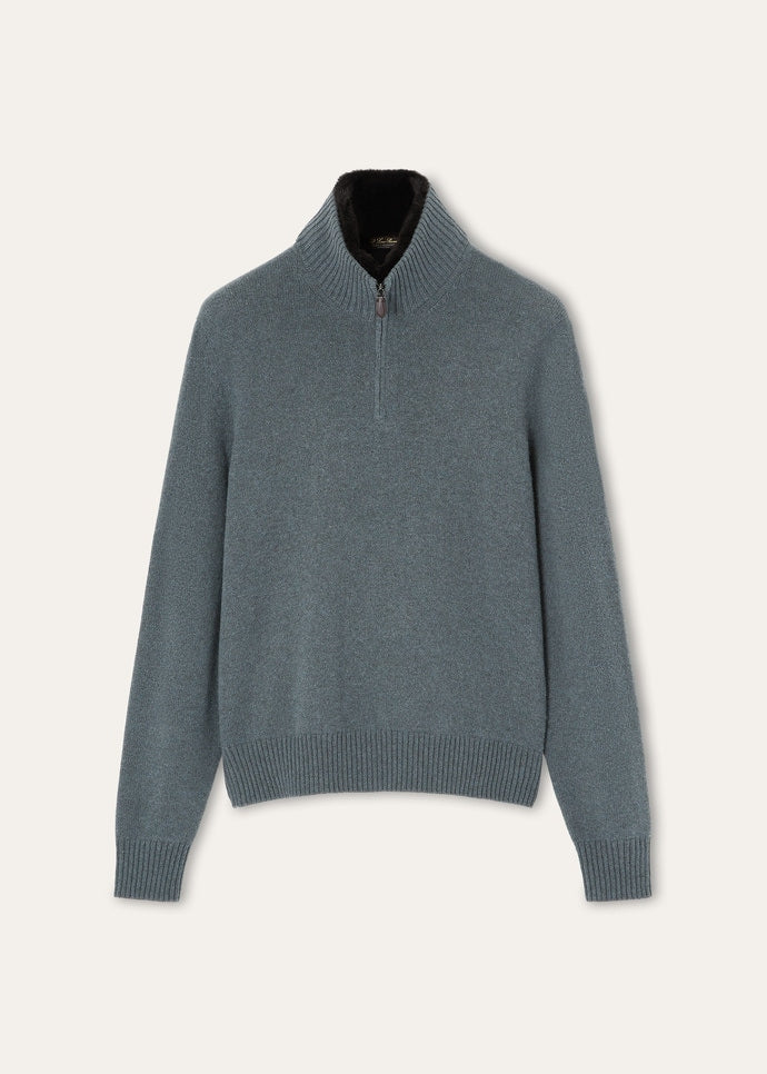 PARKSVILLE HALFNECK SWEATER BABY CASH FUR GG 8_FAP4006_W1FE_5