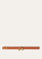 EXTRA BRACELET SADDLE LEATHER  TG S/M   L/XL_FAO3036_L0AL_5