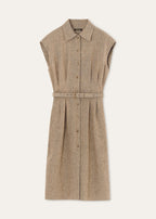 MAISE DRESS SARTORIAL LINEN CREPE_FAP8109_D0XO_5