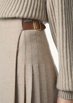 MILDA SKIRT BOTTONATO FLANNEL CASH_FAQ1001_E0FF_2