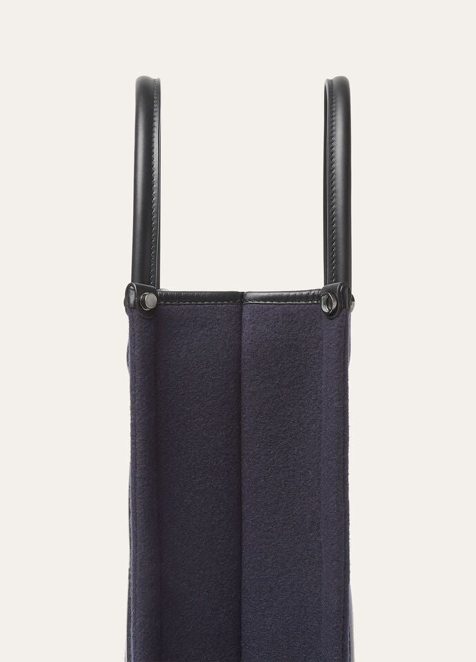 BEAM TOTE SMALL MELTON CASH ROUNDED CALF_FAO6848_B4MG_NR_3