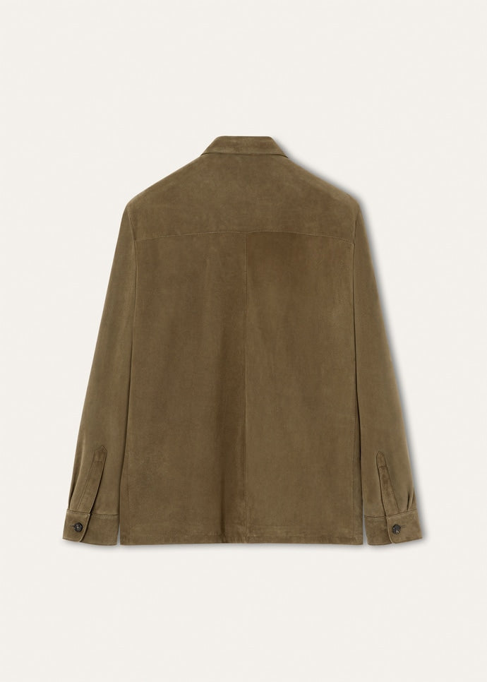 LORO PIANA OVERSHIRT LOWERED SUEDE_FAQ4057_5715_6