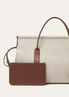 LOOM WEEKENDER L42 NAT.CANVAS ROUNDED LEATHER_FAP4438_B5FI_NR_8