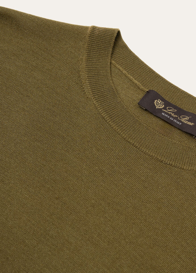 ROYAL LIGHTNESS CREWNECK SWEATER WOOL SILK GG 18_FAP0146_516Y_3