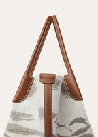BALE HOBO EXTRA LARGE TESS JACQ WOOL VICUNA LNDSCP_FAP5214_F6WM_NR_4