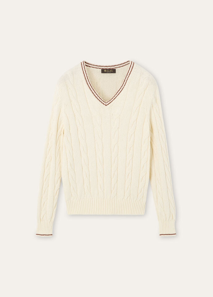 AUGUSTA V NECK SWEATER COTTON GG 5_FAP5524_B5H3_1