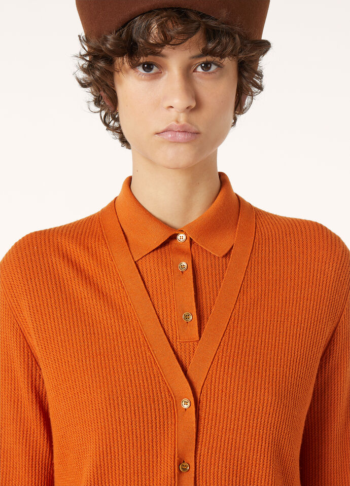 RIBBED ROYAL LIGHTNESS CARDIGAN SW.WOOL SILK GG18_FAP0887_L0CG_2