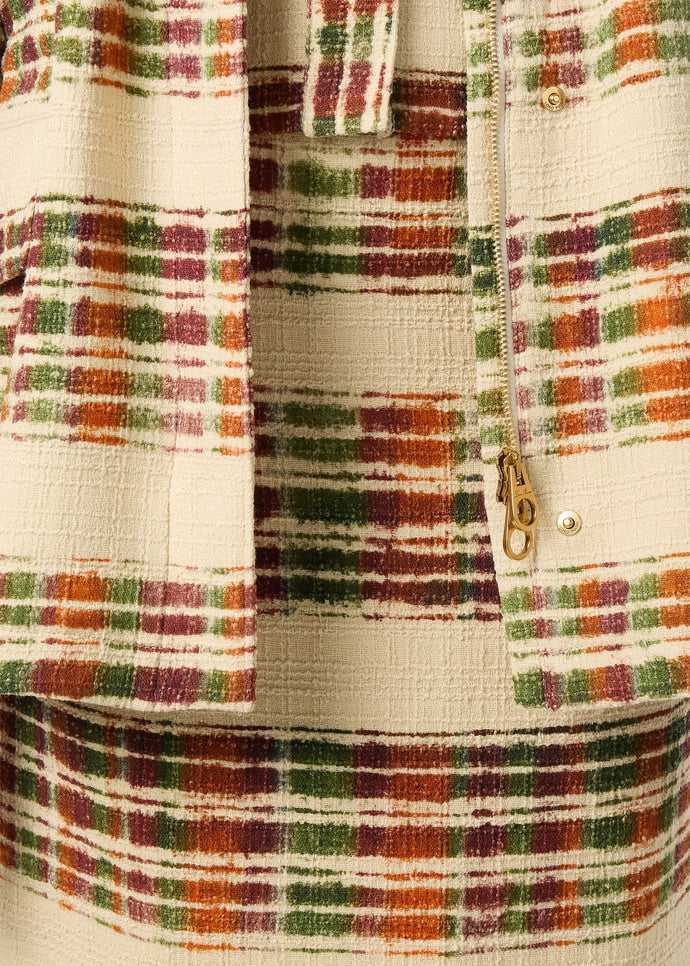 SYLVA SKIRT WATERCOLOR SUITCASE STRIPE_FAP7736_T1U4_2
