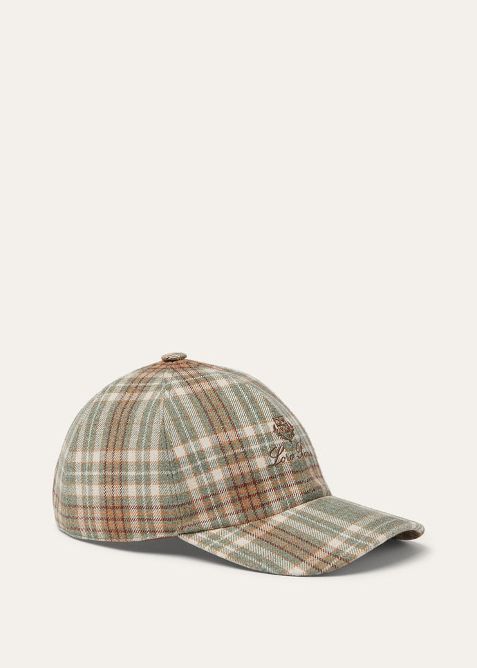 LORO PIANA BASEBALL LORO CLAN FLANNEL STORM_FAP9220_F7CC_2