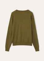 ICONIC ROYAL LIGHTNESS V NECK SWEATER WOOL SILK GG 18_FAP0150_516Y_6