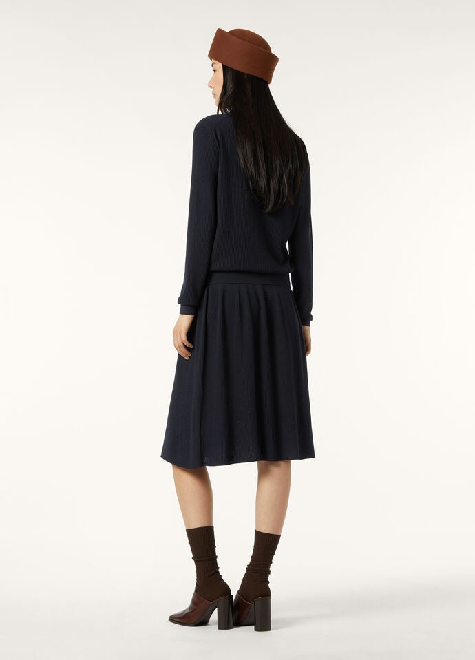ROYAL LIGHTNESS RIBBED SKIRT WOOL SILK GG18_FAP2351_W000_4