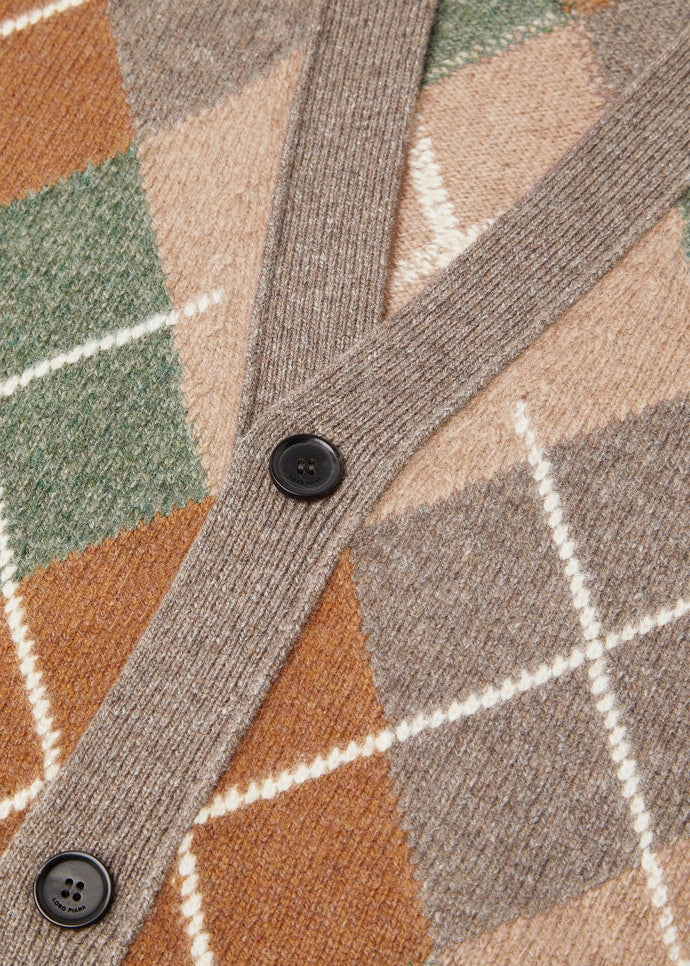 DRUMOAK ARGYLE VEST SWEATER WOOL GG 12_FAQ0843_F7KS_7