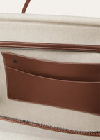 LOOM WEEKENDER L42 NAT.CANVAS ROUNDED LEATHER_FAP4438_B5FI_NR_7