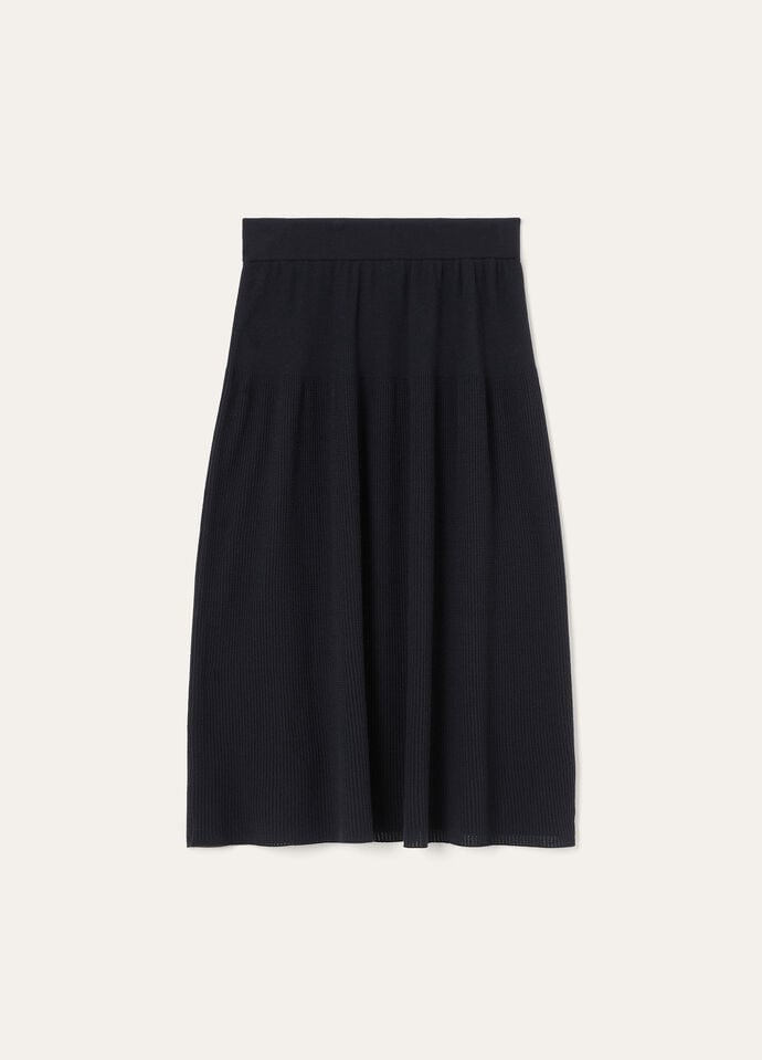 ROYAL LIGHTNESS RIBBED SKIRT WOOL SILK GG18_FAP2351_W000_5