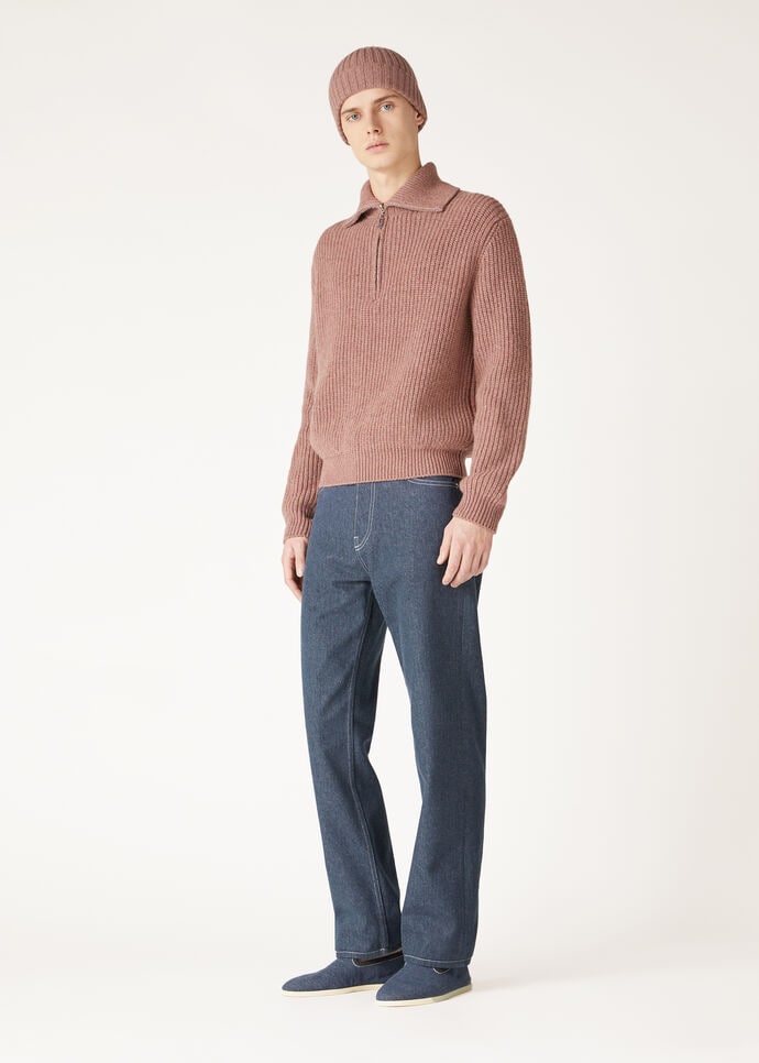 LORO BULKY HALFNECK SWEATER RECYCLED CASH GG 5_FAO4440_R0B2_2