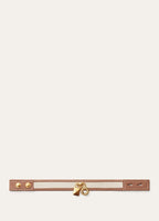 EXTRA BRACELET NATURAL CANVAS/ROUNDED LEATHER_FAP2701_B5A7_3