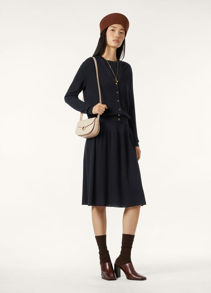 ROYAL LIGHTNESS RIBBED SKIRT WOOL SILK GG18_FAP2351_W000_1