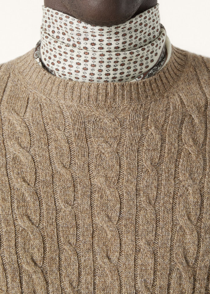 BABY CASH LIGHT TRECCIA CREWNECK SWEATER GG 12_FAO5736_J1YF_2