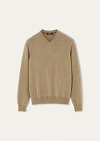 CLASSIC BABY CASH V NECK SWEATER GG 14_FAQ4047_H10U_5