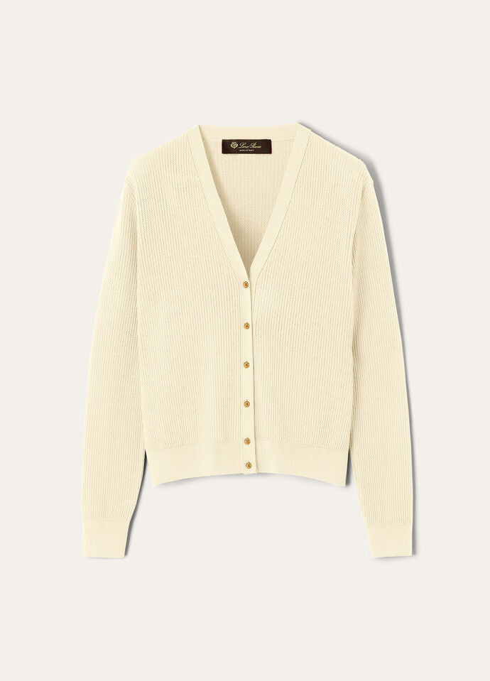 RIBBED ROYAL LIGHTNESS CARDIGAN SW.WOOL SILK GG18_FAP0887_1230_5