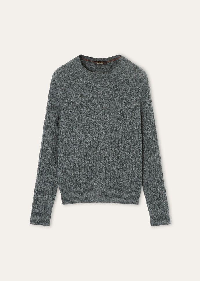 BABY CASH LIGHT TRECCIA CREWNECK SWEATER GG 12_FAO5736_J1YH_5