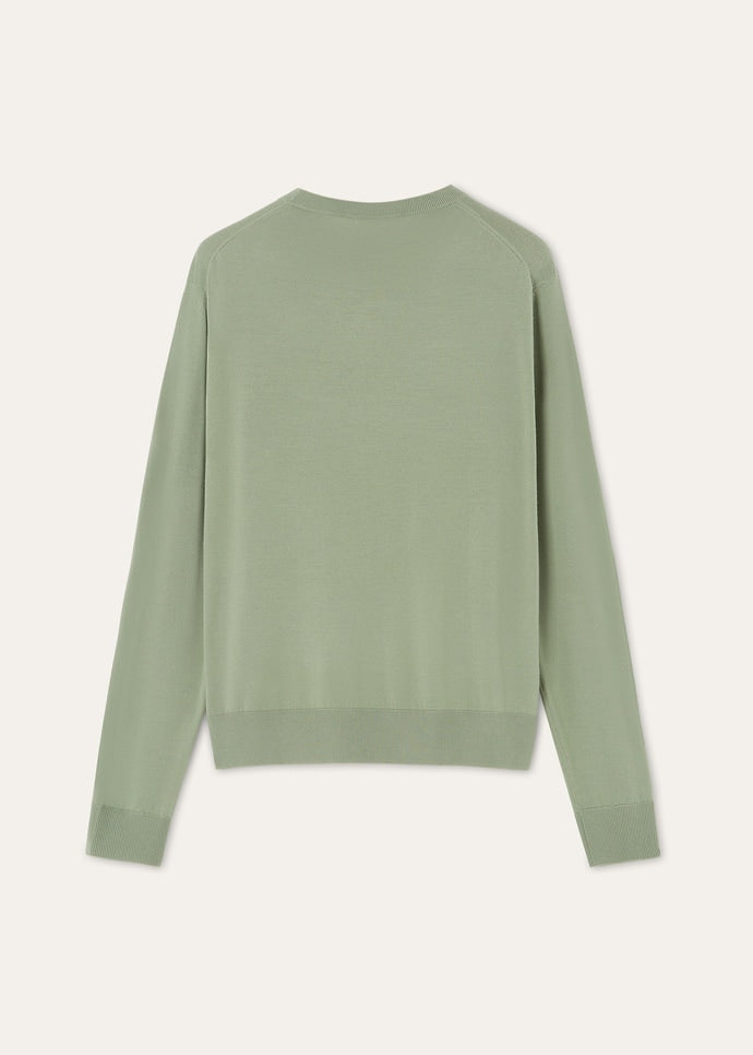 ROYAL LIGHTNESS CREWNECK SWEATER WOOL SILK GG 18_FAP0146_51CF_6
