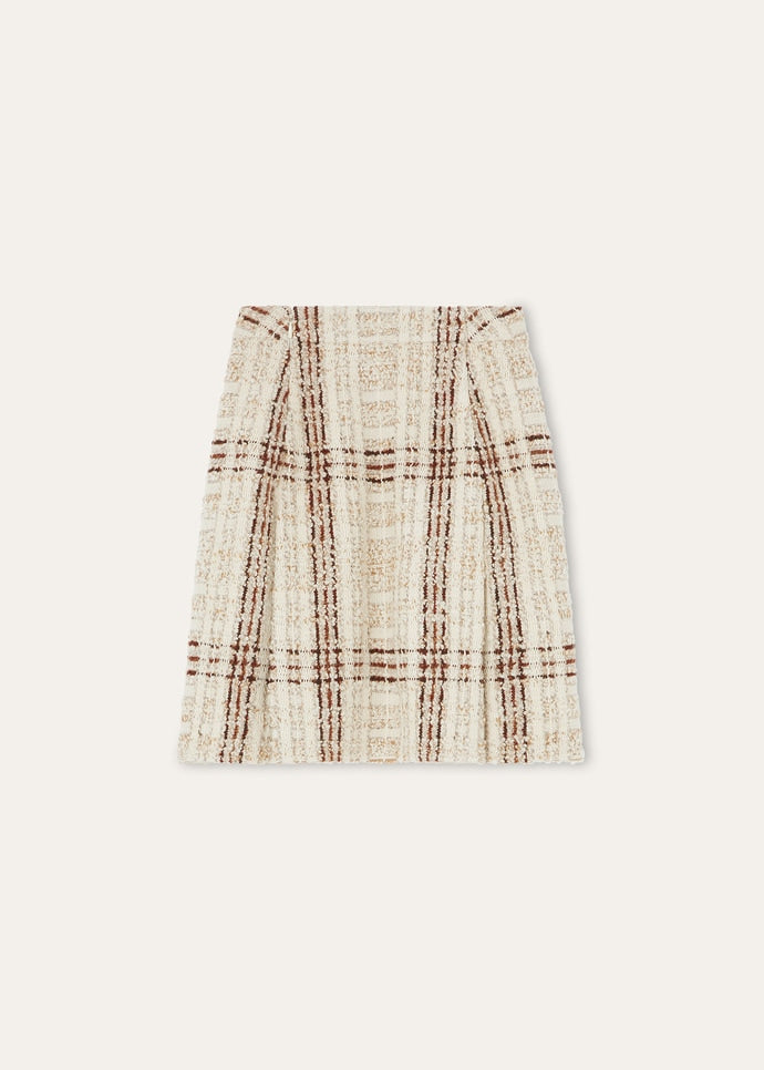 STEFANIE SKIRT CHECK TWEED_FAP7887_F7JZ_6