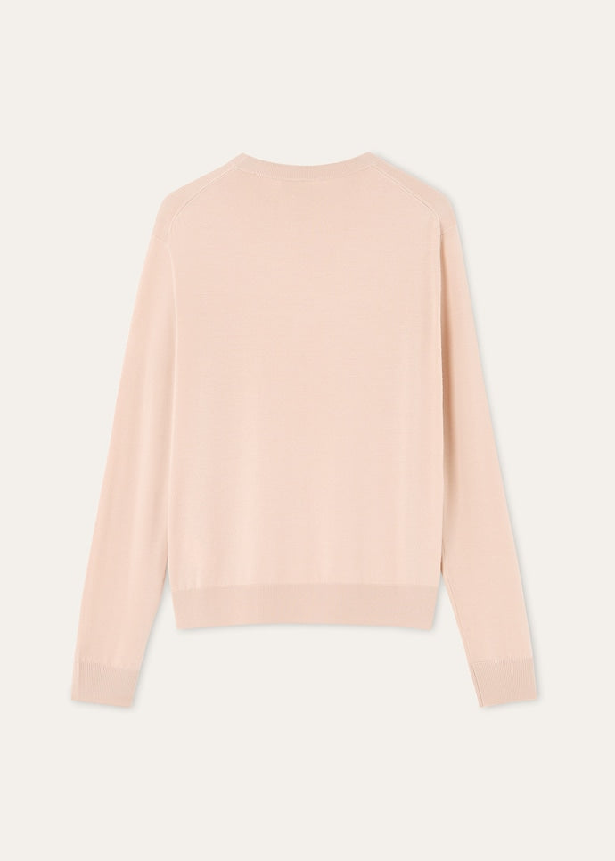 ROYAL LIGHTNESS CREWNECK SWEATER WOOL SILK GG 18_FAP0146_D0VN_6