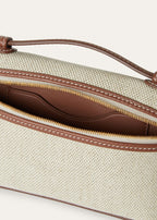 EXTRA POCKET MINI POUCH NATURAL CANVAS/ROUNDED LEATHER_FAP7962_B4NE_NR_3