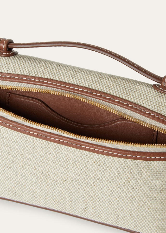 EXTRA POCKET MINI POUCH NATURAL CANVAS/ROUNDED LEATHER_FAP7962_B4NE_NR_3