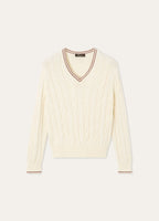 AUGUSTA V NECK SWEATER COTTON GG 5_FAP5529_B5H3_1