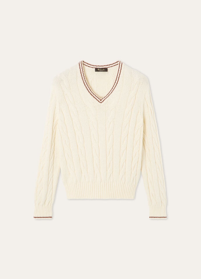 AUGUSTA V NECK SWEATER COTTON GG 5_FAP5529_B5H3_1